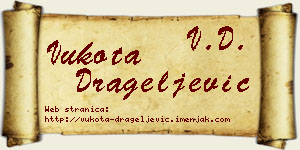 Vukota Drageljević vizit kartica